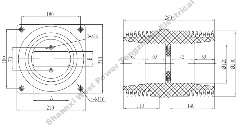24kV Bushing Insulator manufacturer 24kV Bushing Insulator manufacturer